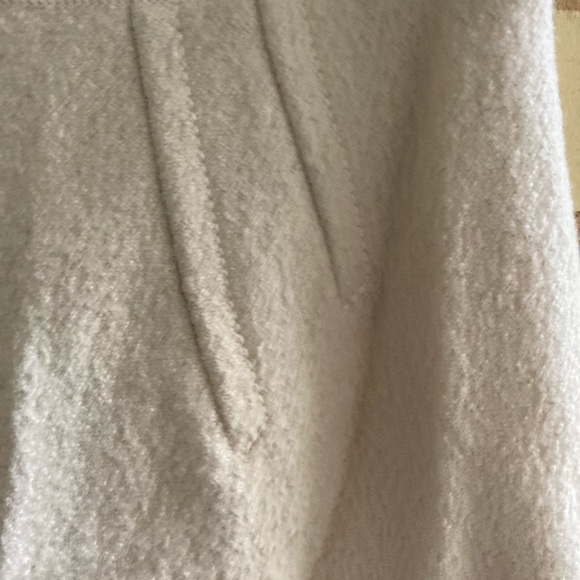 Eggshell wool skirt with - Picture 8 of 13